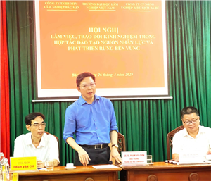 Hợp tác phát triển nguồn nhân lực chất lượng cao và Quản lý rừng bền vững